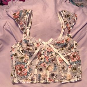 Victoria Secret Flowered Corset